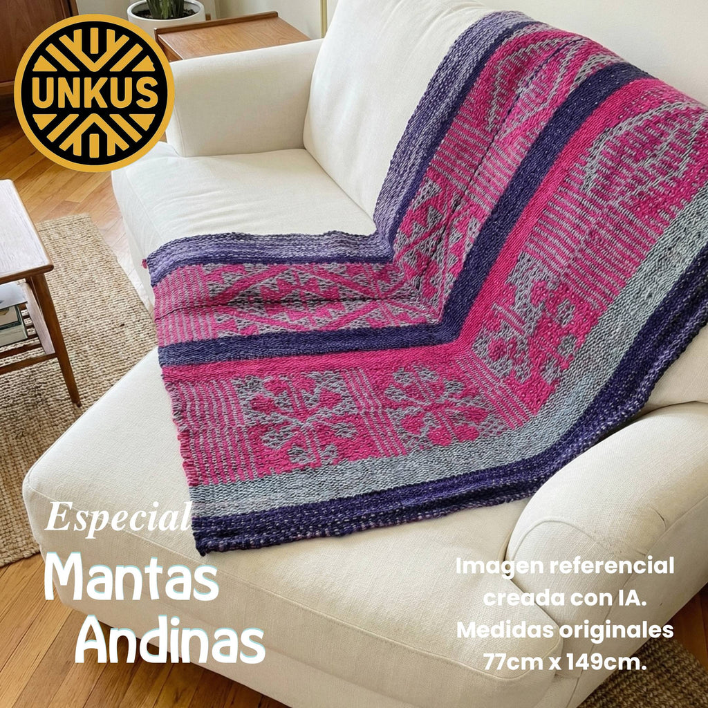 Manta andina 77x149cm