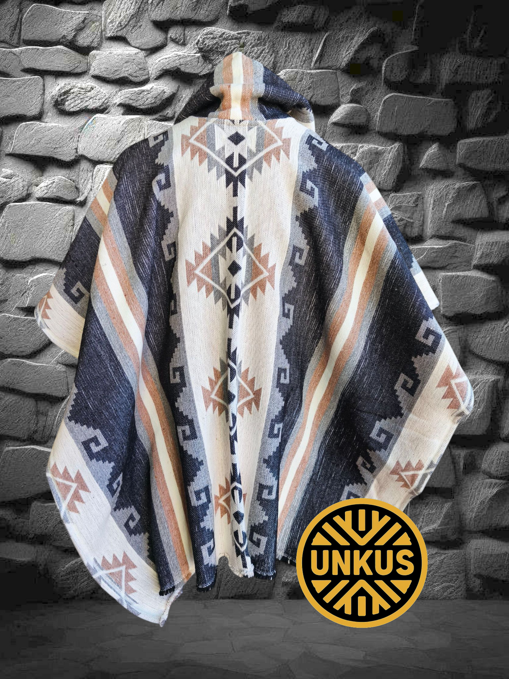 Poncho premium TUPI con capucha