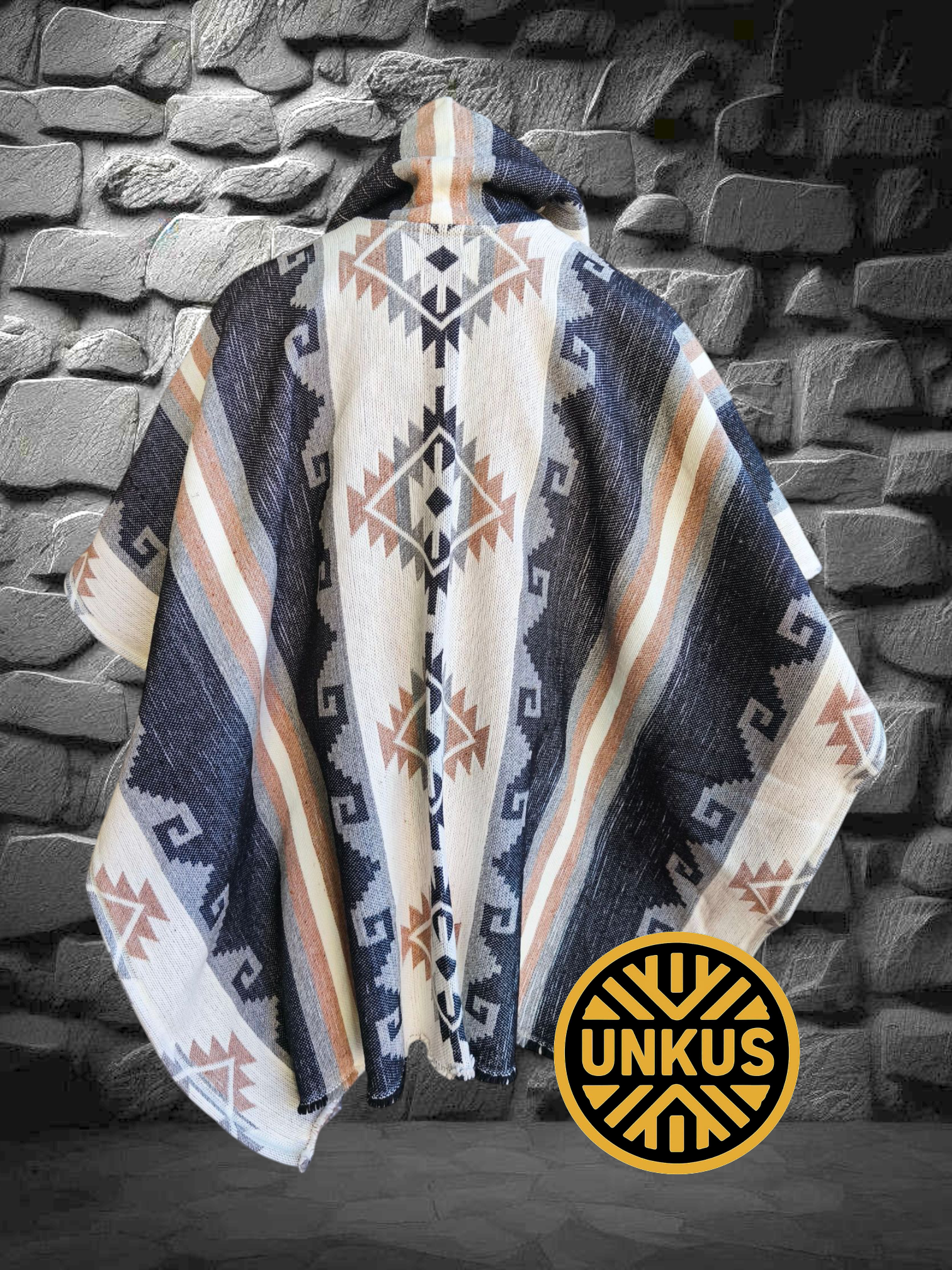 Poncho premium TUPI con capucha