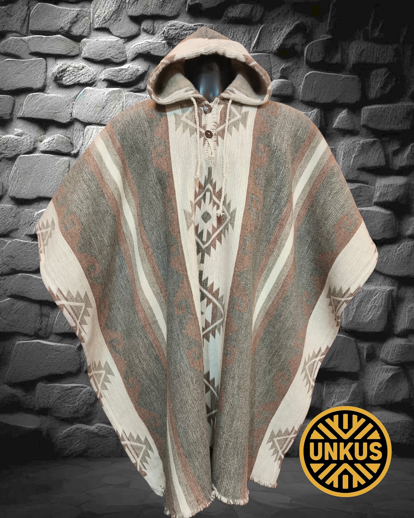 Poncho premium MAYA con capucha (varios colores)