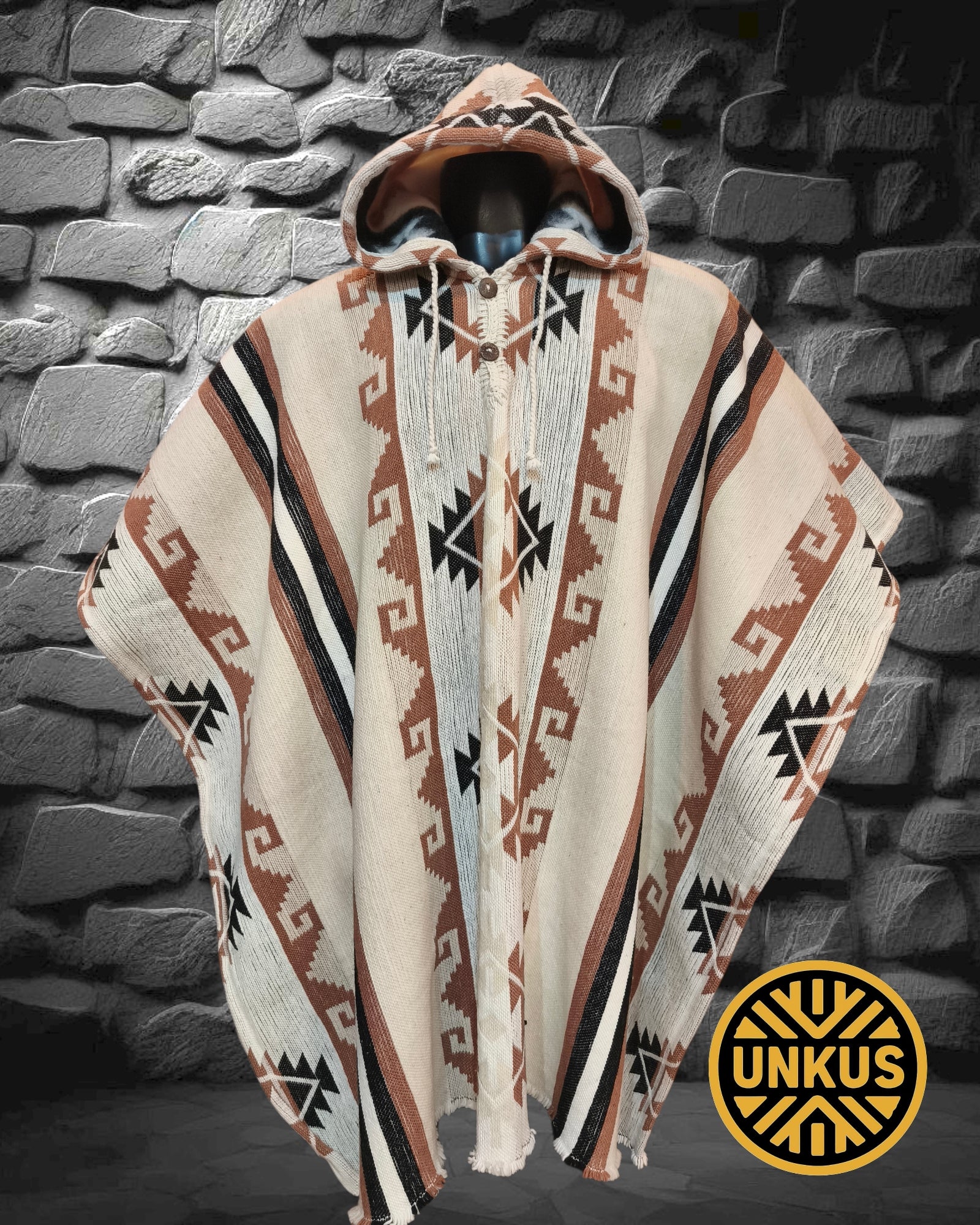 Poncho premium MAYA con capucha (varios colores)