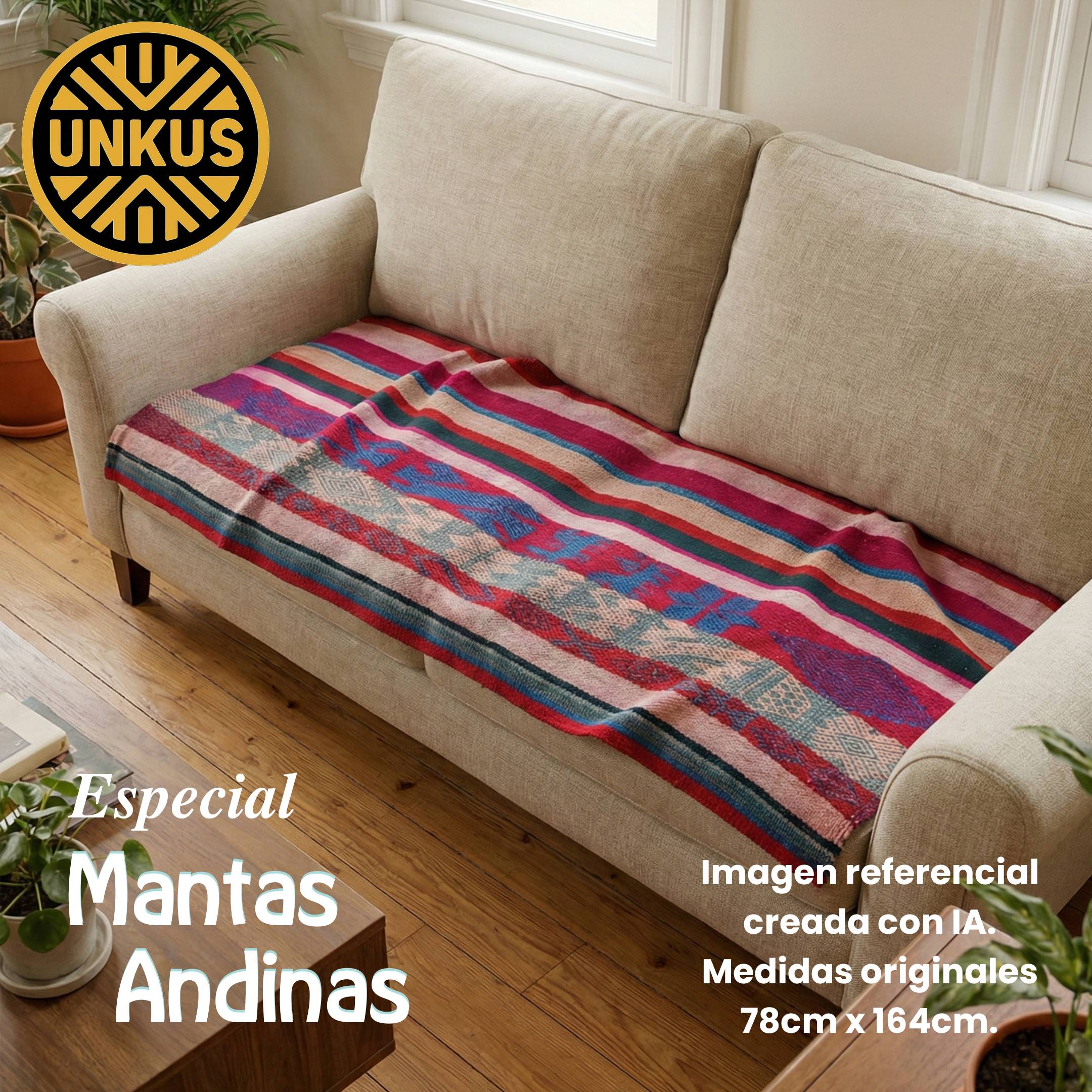 Manta andina 78x164cm