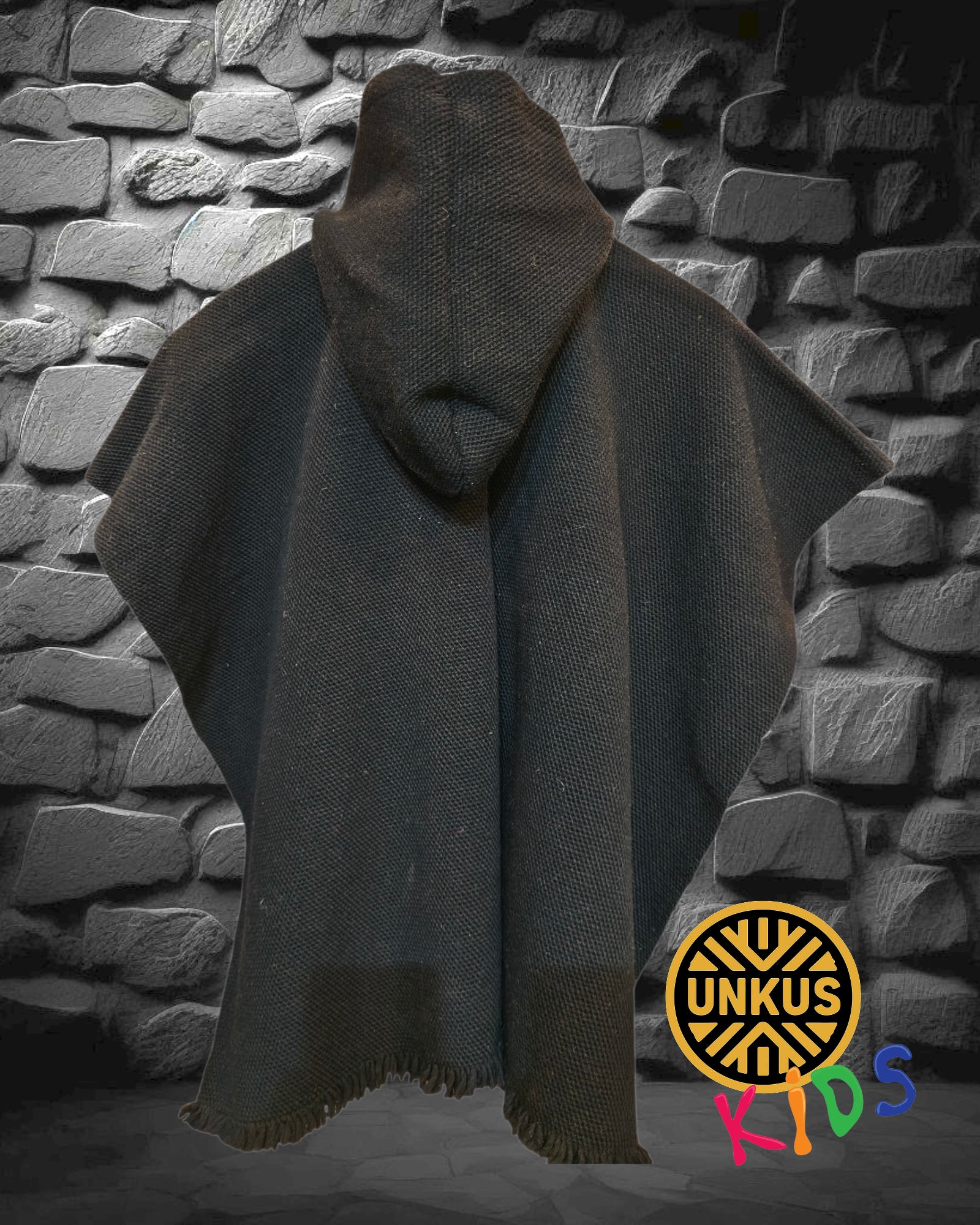 Poncho "KIDS" Full Black