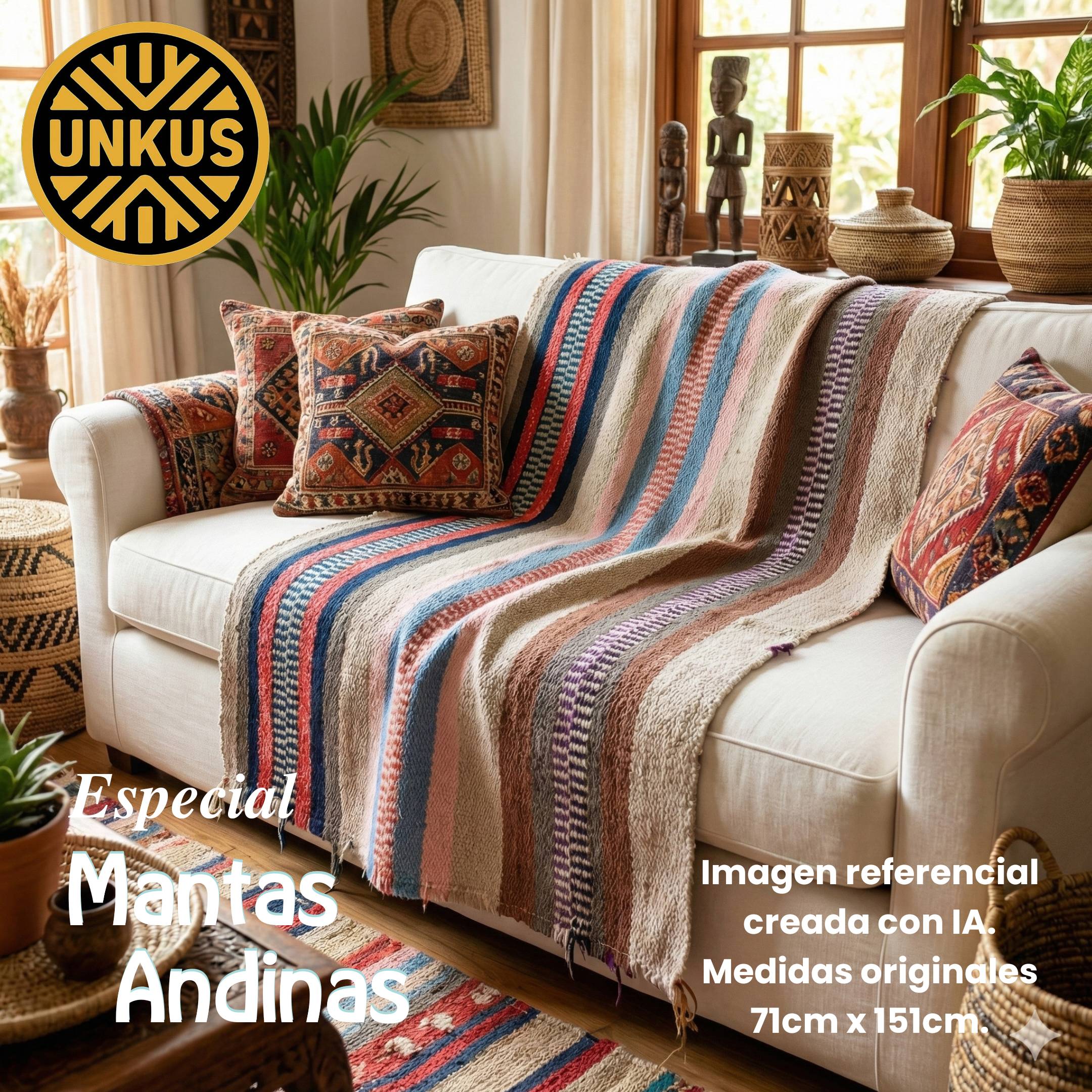 Manta andina 71x151cm