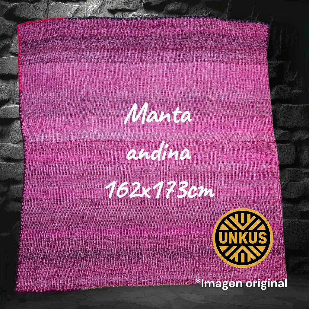 Manta andina 162x173cm