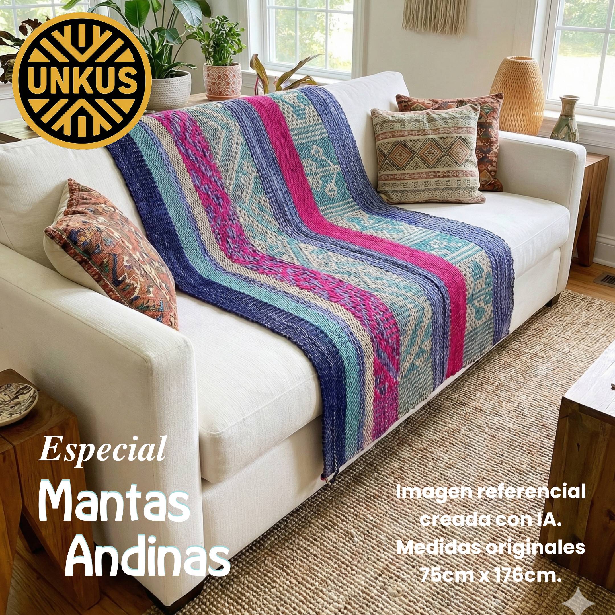 Manta andina 75x176cm