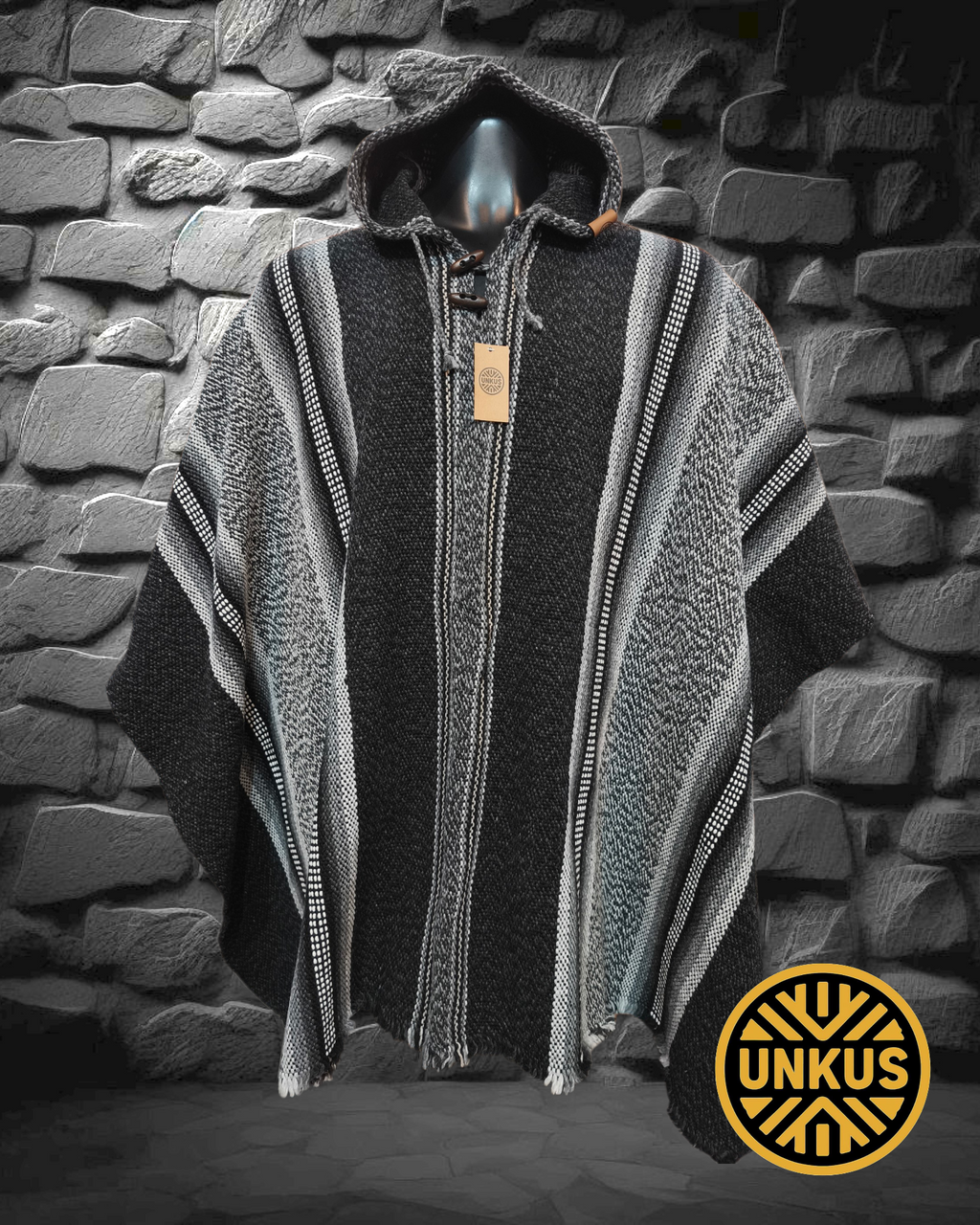 Poncho Ónix  - Colección Kura