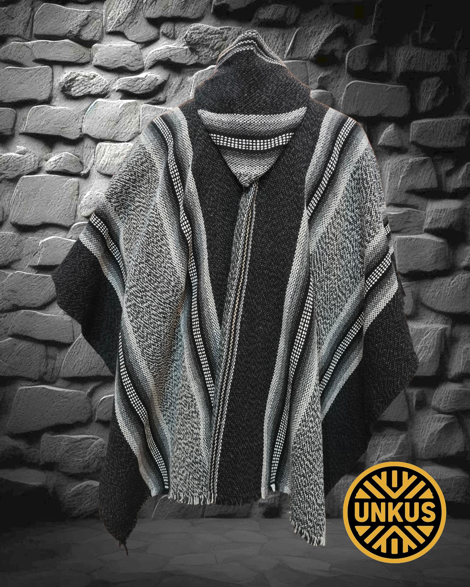 Poncho Ónix  - Colección Kura