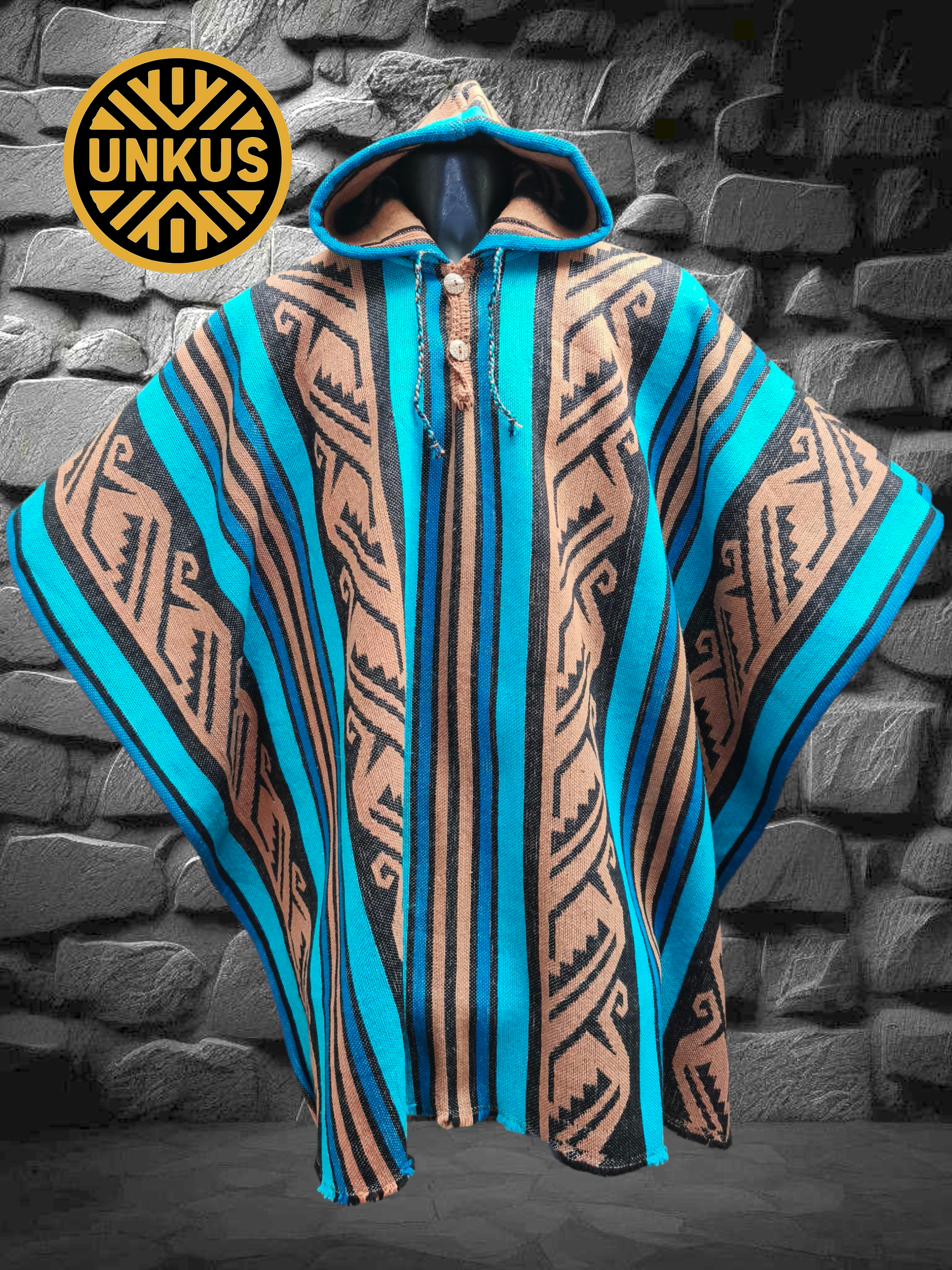 Poncho premium YAGAN con capucha