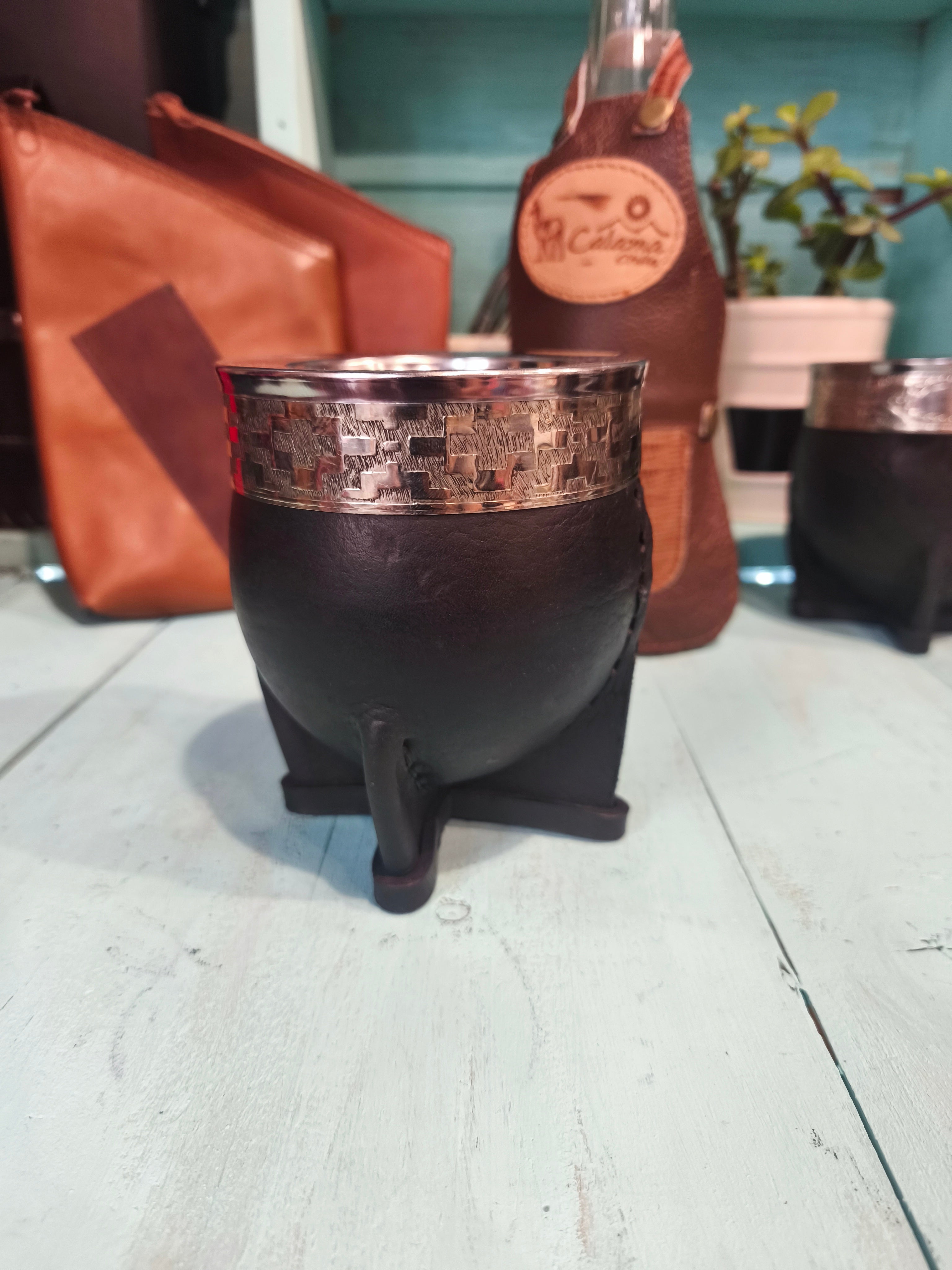 Mate imperial premium (calabaza/cuero)