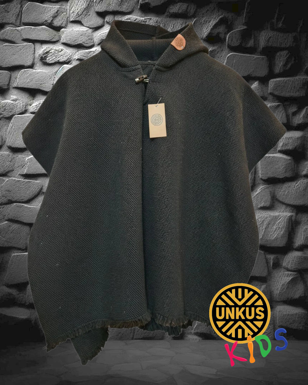 Poncho "KIDS" Full Black