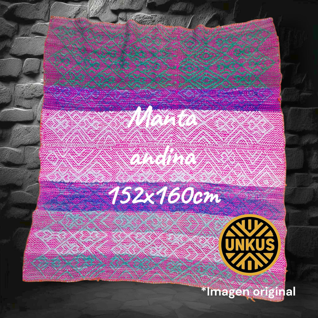 Manta andina 152x160 cm