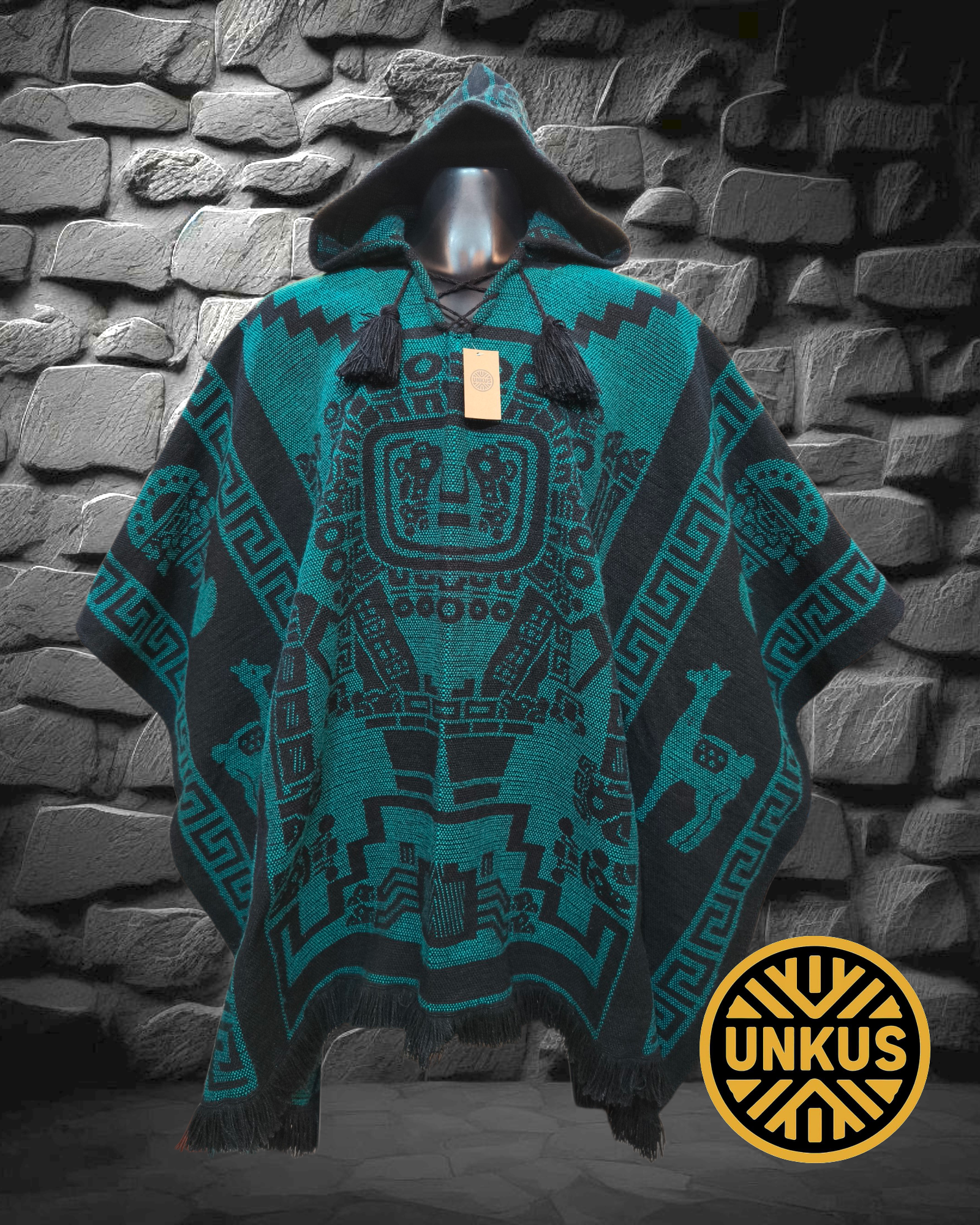 Poncho Inti - Esmeralda nativo