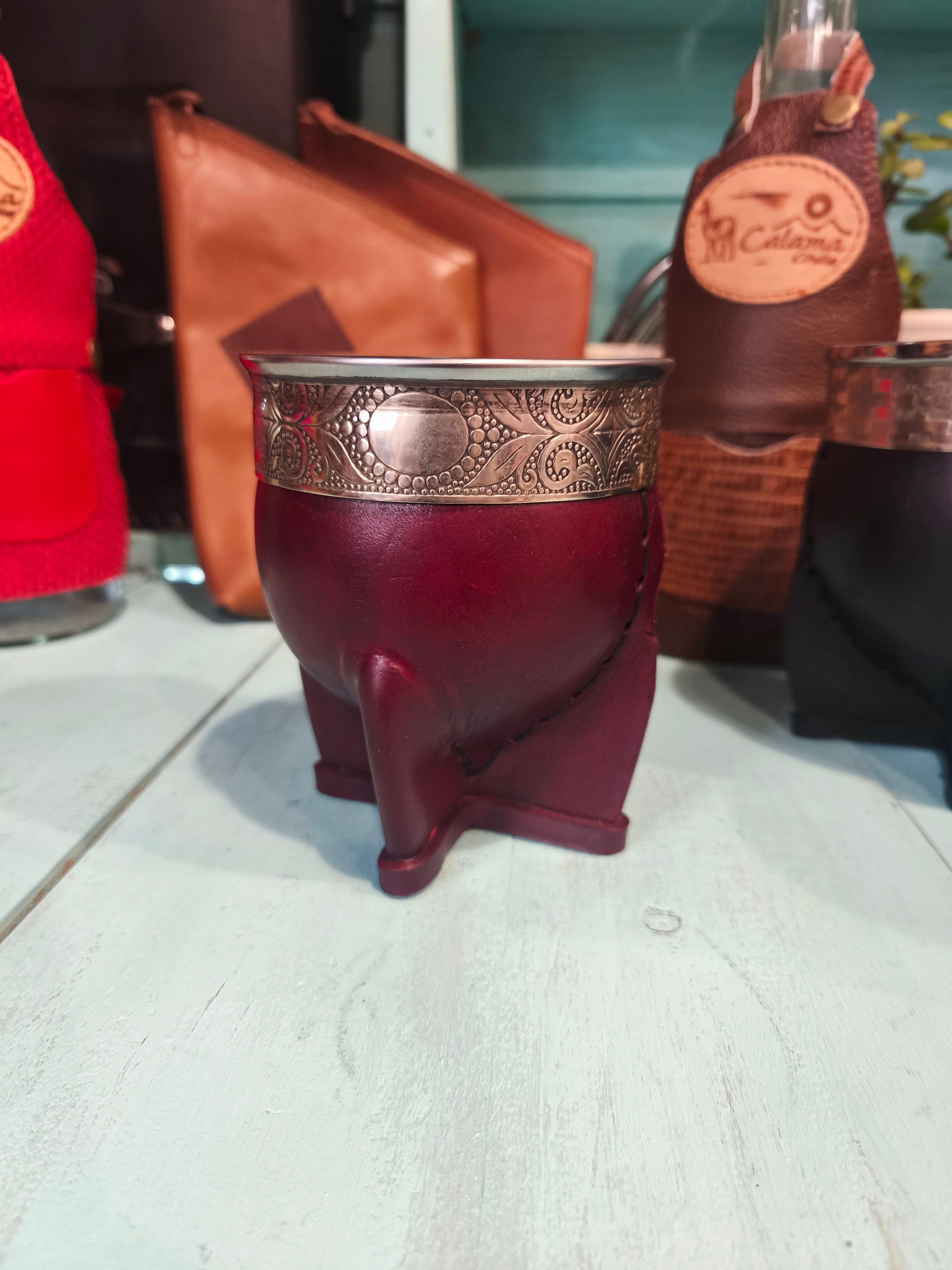 Mate imperial premium (calabaza/cuero)