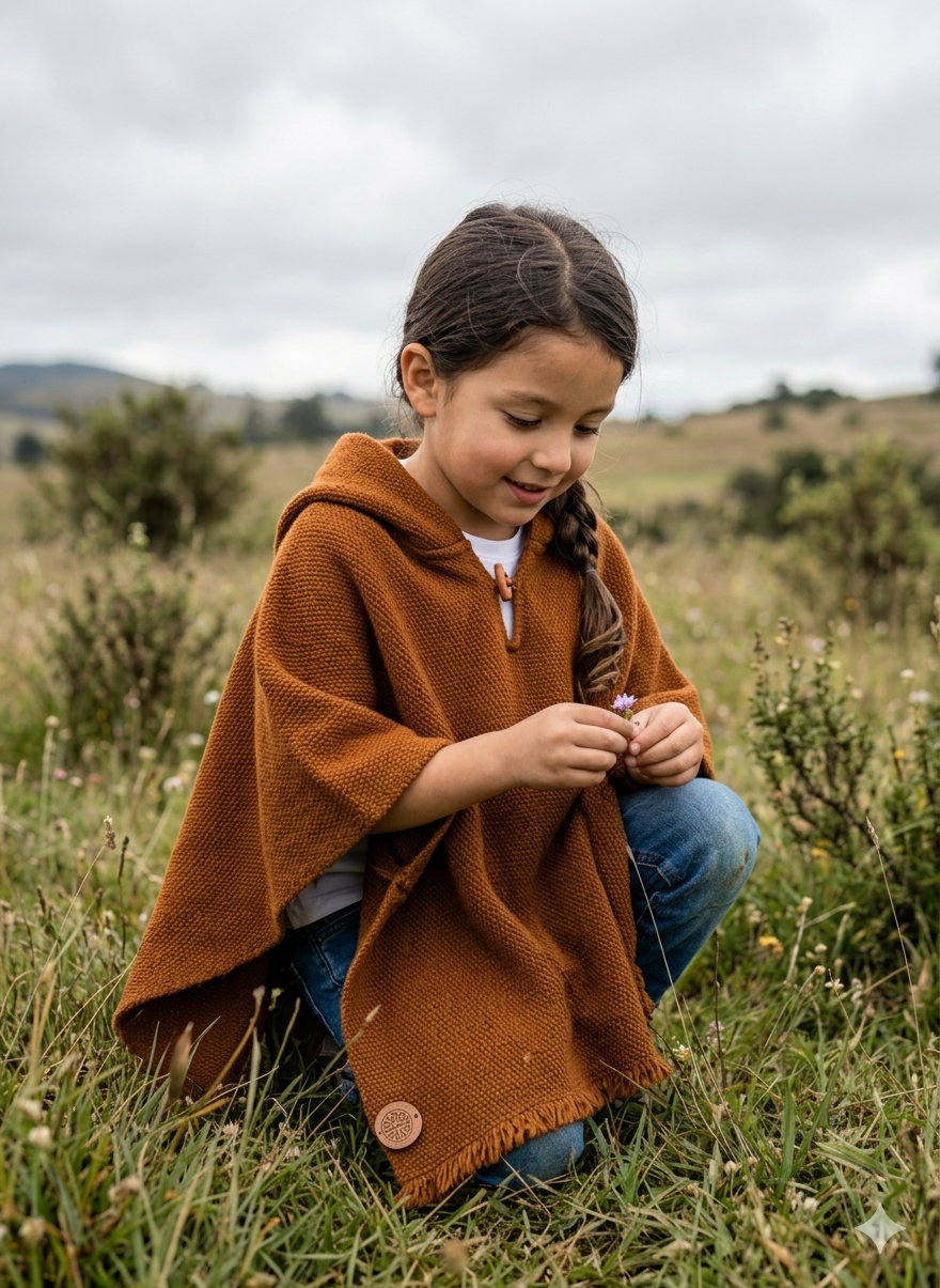 Poncho "KIDS" Caramelo