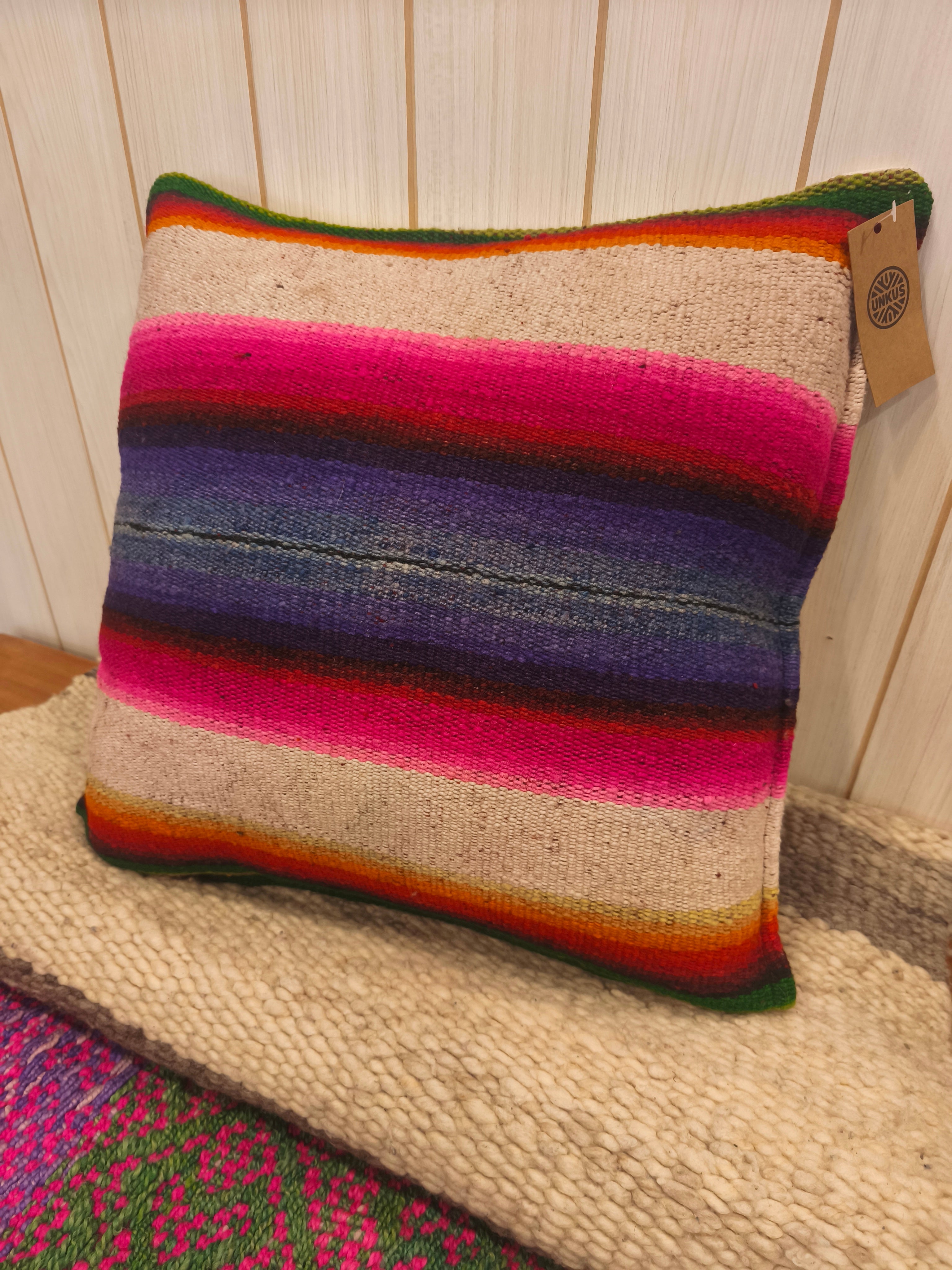 Funda de cojín andino 45x45cm