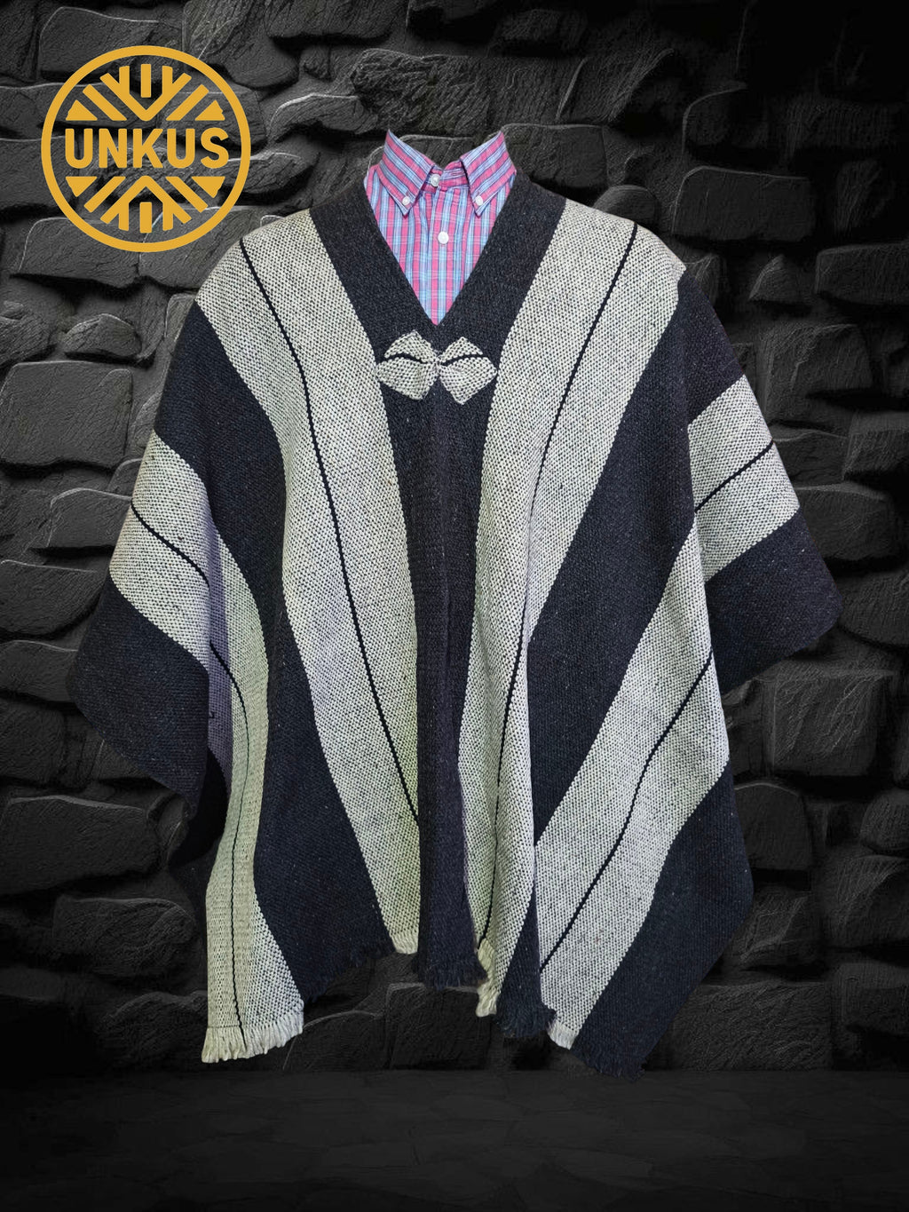 Poncho tradicional sin gorro